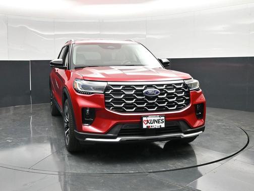 Rapid Red Metallic Tinted Clearcoat 2026 Ford Explorer Platinum