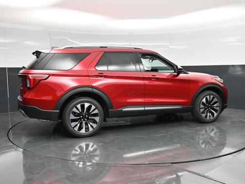Rapid Red Metallic Tinted Clearcoat 2026 Ford Explorer Platinum