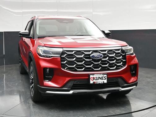 Rapid Red Metallic Tinted Clearcoat 2026 Ford Explorer Platinum