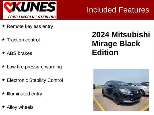 2024 Mitsubishi Mirage Black Edition