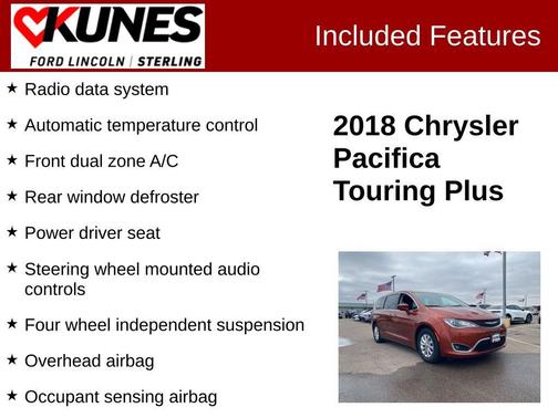 2018 Chrysler Pacifica Touring Plus