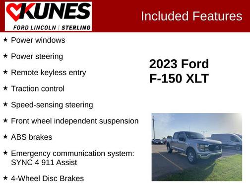 Iconic Silver Metallic 2023 Ford F-150 XLT