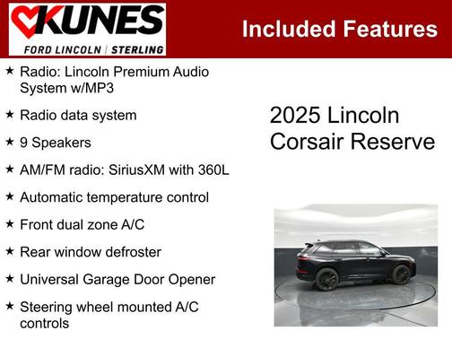 2025 Lincoln Corsair Reserve