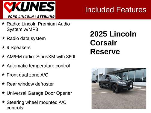 2025 Lincoln Corsair Reserve