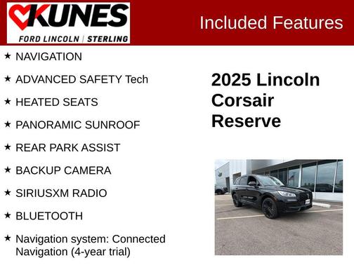 2025 Lincoln Corsair Reserve