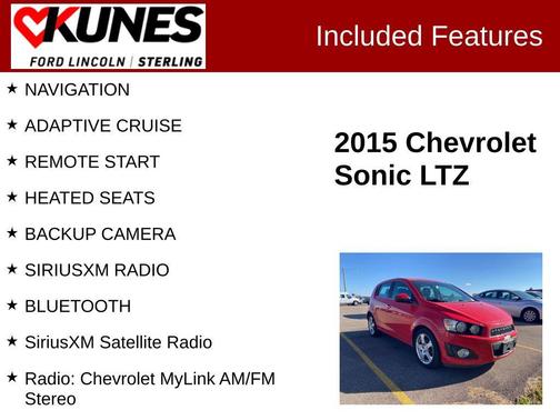 2015 Chevrolet Sonic LTZ