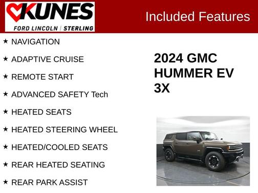 Deep Aurora Metallic (Dark Bronze) 2024 GMC HUMMER EV SUV 3X
