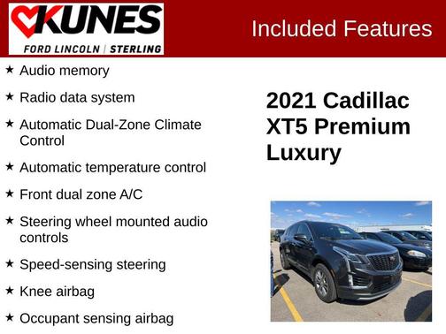 Gray 2021 Cadillac XT5 Premium Luxury