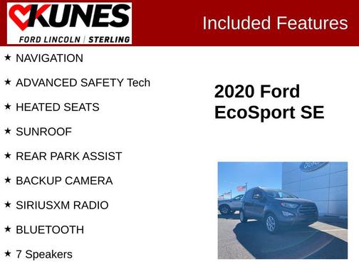 2020 Ford EcoSport SE