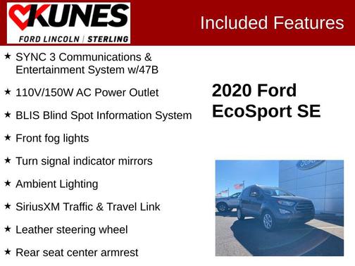 2020 Ford EcoSport SE