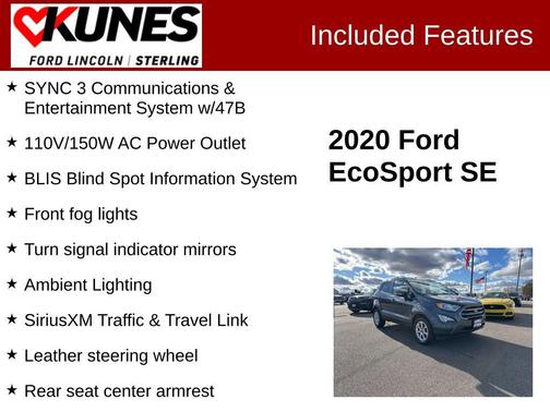 2020 Ford EcoSport SE