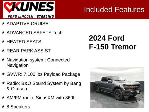 Carbonized Gray Metallic 2024 Ford F-150 Tremor