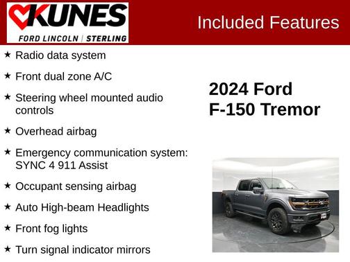 Carbonized Gray Metallic 2024 Ford F-150 Tremor