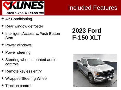 Silver Metallic 2023 Ford F-150 XLT