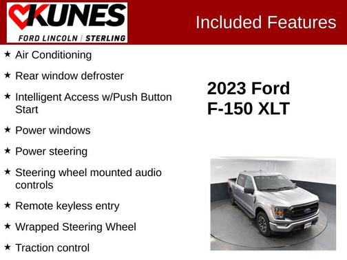 Silver Metallic 2023 Ford F-150 XLT