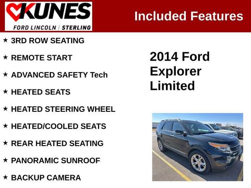 Tuxedo Black Metallic 2014 Ford Explorer Limited