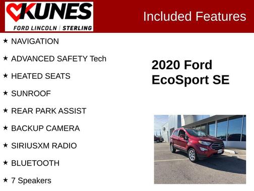 2020 Ford EcoSport SE