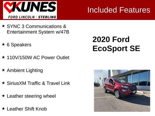 2020 Ford EcoSport SE