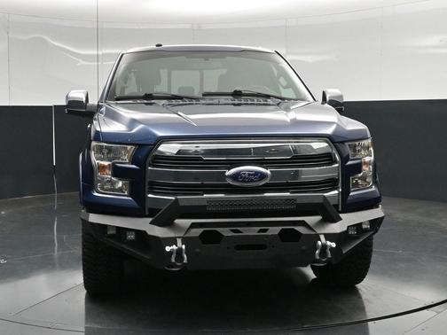 Blue 2016 Ford F-150 Lariat