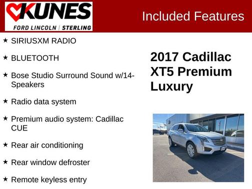 2017 Cadillac XT5 Premium Luxury