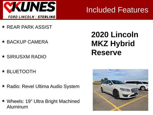 2020 Lincoln MKZ Hybrid Reserve