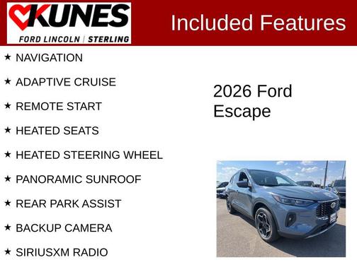 2026 Ford Escape Platinum