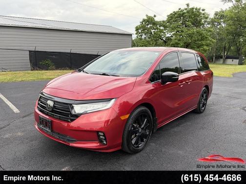 Radiant Red Metallic II 2023 Honda Odyssey Sport
