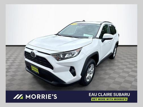 Super White 2019 Toyota RAV4 XLE