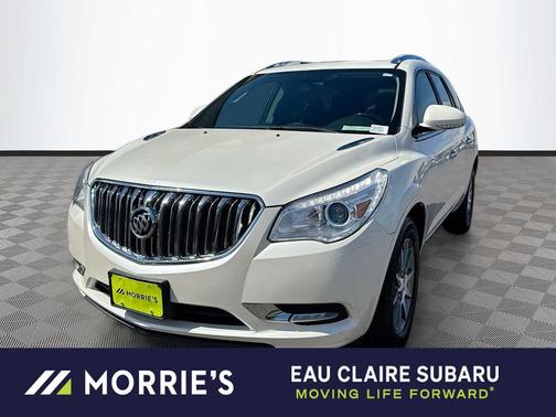 White Diamond Tricoat 2015 Buick Enclave Leather