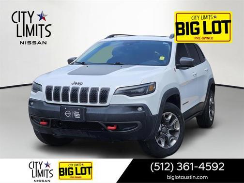 Bright White Clearcoat 2019 Jeep Cherokee Trailhawk Elite