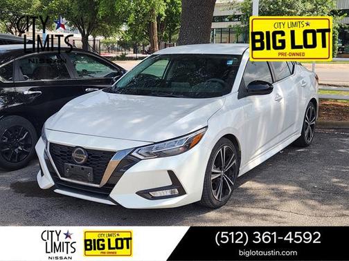 Aspen White Tricoat 2021 Nissan Sentra SR