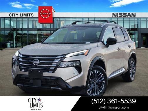 Champagne Silver Metallic/Super Black 2026 Nissan Rogue Platinum