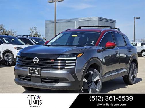 Gun Metallic/Scarlet Ember Tintcoat 2026 Nissan Kicks SR