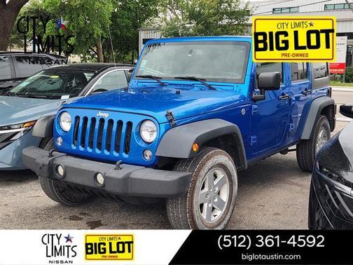 Hydro Blue Pearl Coat 2015 Jeep Wrangler Unlimited Sport