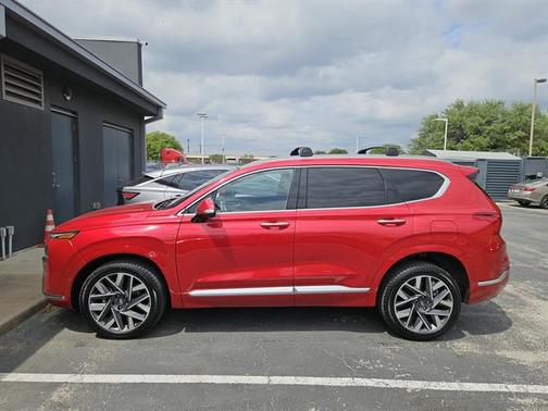 Calypso Red 2021 Hyundai SANTA FE Calligraphy