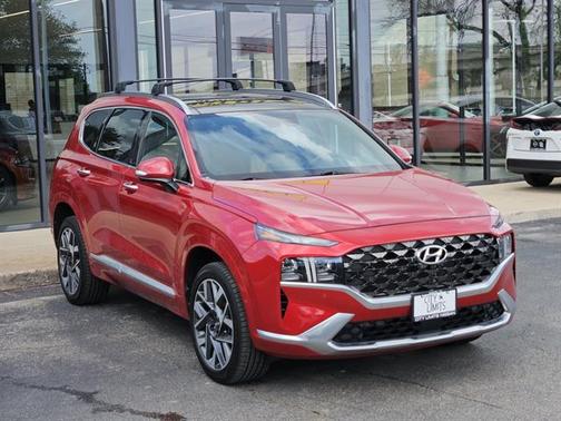 Calypso Red 2021 Hyundai SANTA FE Calligraphy