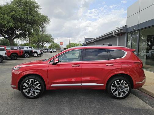 Calypso Red 2021 Hyundai SANTA FE Calligraphy
