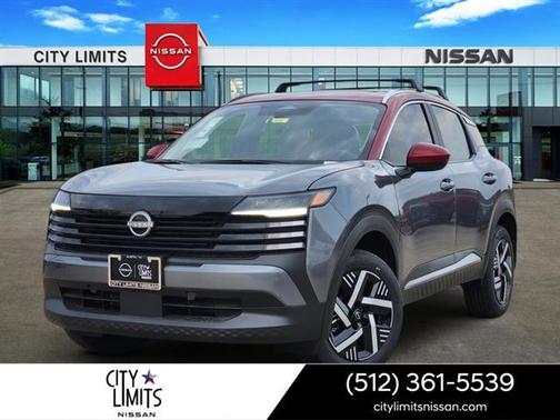 Gun Metallic/Scarlet Ember Tintcoat 2026 Nissan Kicks SV