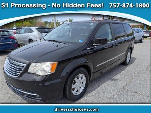 Black 2012 Chrysler Town & Country Touring