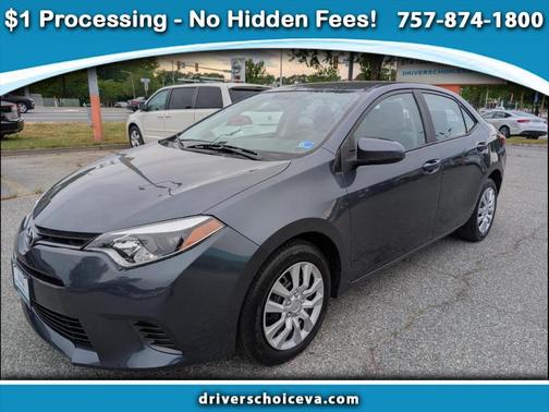 Gray 2016 Toyota Corolla S w/Special Edition Pkg