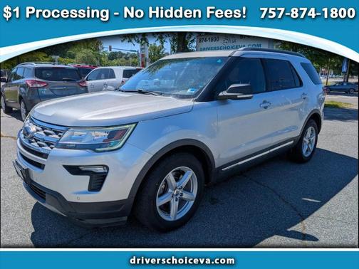Silver 2019 Ford Explorer XLT