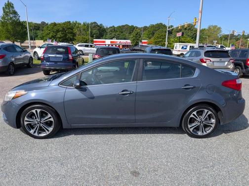 Blue 2014 Kia Forte EX