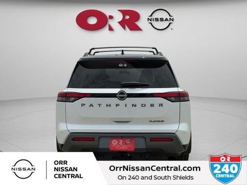 White Pearl 2026 Nissan Pathfinder Platinum