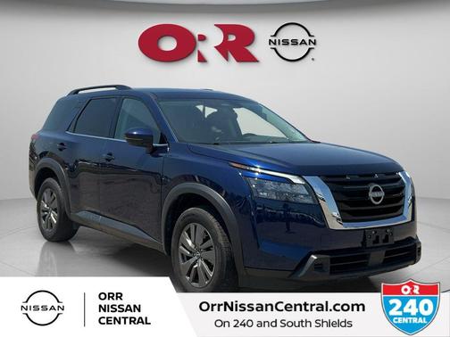 Deep Ocean Blue 2025 Nissan Pathfinder SV