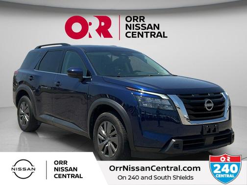 Deep Ocean Blue 2025 Nissan Pathfinder SV
