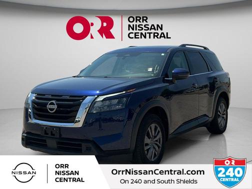 Deep Ocean Blue 2025 Nissan Pathfinder SV
