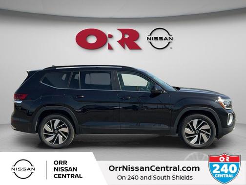 Deep Black Pearl Effect 2025 Volkswagen Atlas 2.0T SE