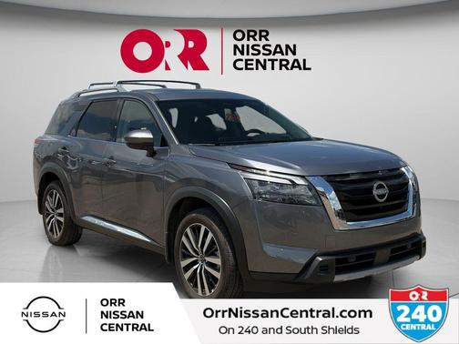 Gun Metallic 2025 Nissan Pathfinder Platinum