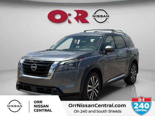 Gun Metallic 2025 Nissan Pathfinder Platinum