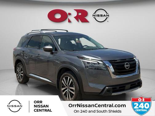 Gun Metallic 2025 Nissan Pathfinder Platinum